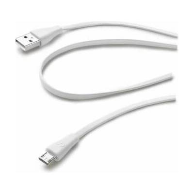 Cellular Line CUSBDATACMICROUSBW USB-A pro mobilní telefony 1,1m bílý