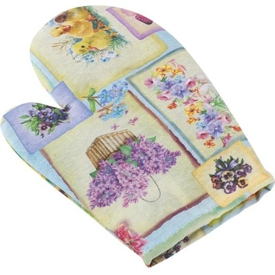 Bellatex kuchynská chňapka s magnetom CH/519 velikonoční patchwork 28x18 cm