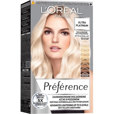 L'Oréal L'Oréal Préférence Боя за коса, Extreme Platinum