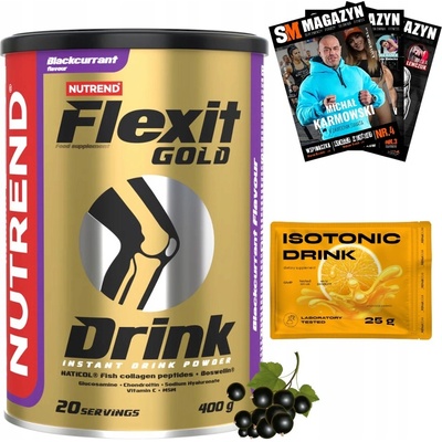Nutrend Flexit GOLD DRINK čierna ríbezľa 400 g