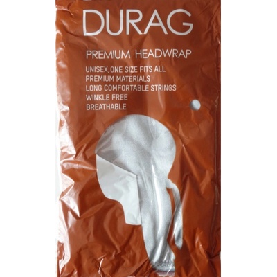 Blingstar Durag šátek Satén Silver stříbro šedá