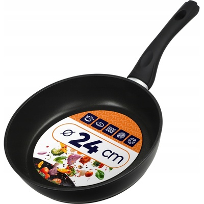 Kadax Pánev černá 24 cm s nepřilnavým povrchem