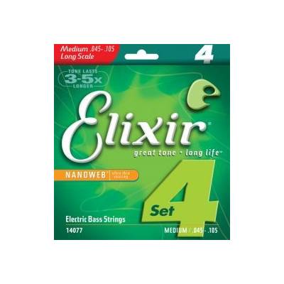 ELIXIR 4 strings NANOWEB Long .045 - .105