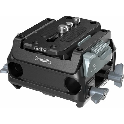 SmallRig Manfrotto-Type Mount Plate Kit with 15mm Dual Rod Clamp 5366