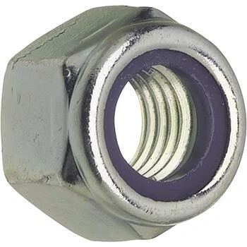 Matice pojistná DIN 6924/ M6, ocel pozinkovaná (100 ks)