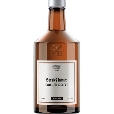 Žufánek Český Kmín 42% 0,5 l (čistá fľaša)