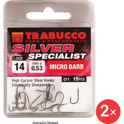 Trabucco Silver Specialist Vel. 10 2 × 15 ks