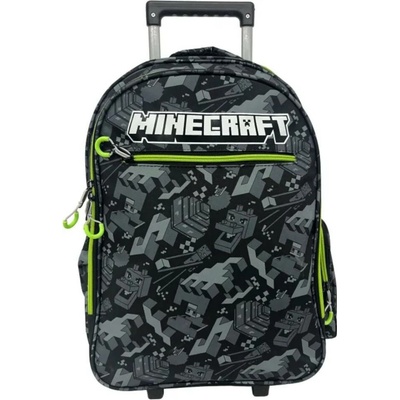 GIM S.A. Dětský batoh na kolečkách Minecraft 46 cm