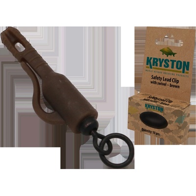 Kryston Závesky s Obratlíkom Hnedá 10ks