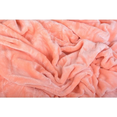 Pragati Fashion prostěradlo mikroflanel meruňkové 90x200