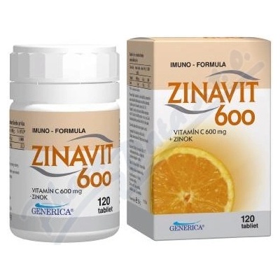 Generica Zinavit 600 cucavé tablety 120 ks