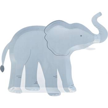 Ginger Ray Парти Чинии - Слон