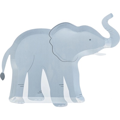 Ginger Ray Парти Чинии - Слон