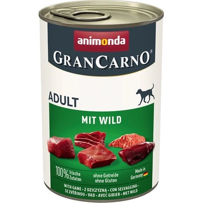 Animonda Grancarno Adult Dog smak: Dziczyzna 400g