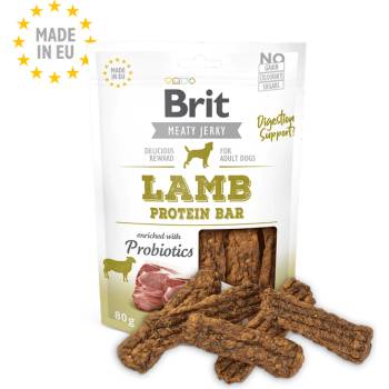 Brit Jerky Snack - Lamb Protein bar - лакомство за кучета протеинови барчета с агнешко 80гр