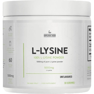 Supplement Needs L-Lysine Powder [300 грама]