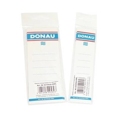 DONAU Štítok chrbtový samolepiaci pre zakladače 33x153mm biely