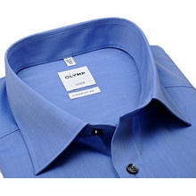 Olymp Luxor Comfort Fit Chambray Modrá košile