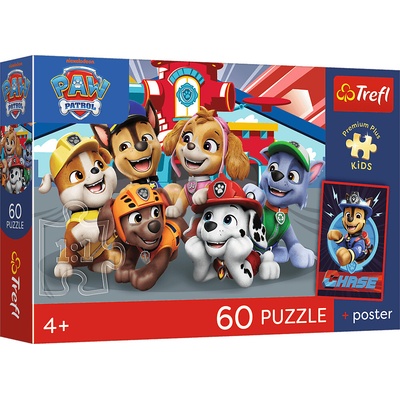 TREFL Premium Plus Kids Tlapková patrola Psie popoludní 60 dielov