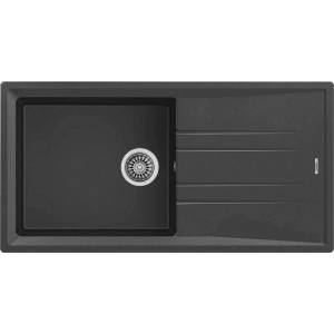 Teka Гранитна мивка, обръщаема, за шкаф 60 см Stone 60 L-TG ТЪМНОСИВА (М.1020.ТС) - xmall Мивка за вграждане