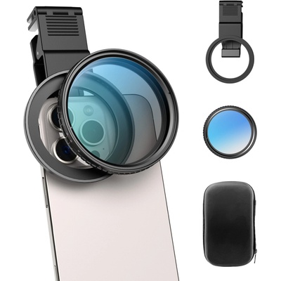 Apexel variabilní ND2-32 filtr se svorkou pro smartphone (67mm)