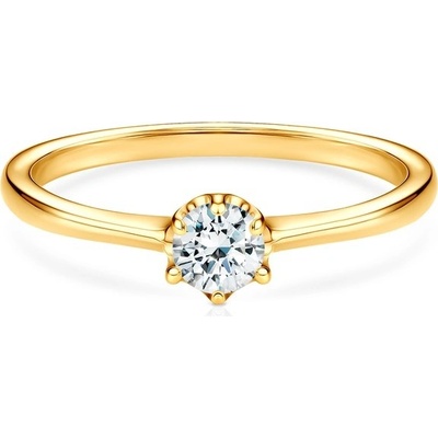 Savicki zásnubní prsten Triumph of Love žluté zlato diamant PI Z D 00076