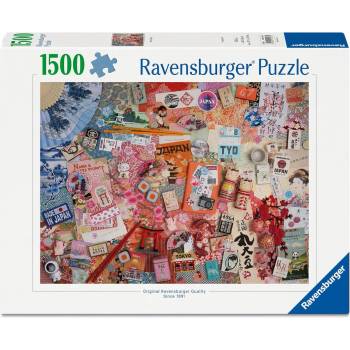 Ravensburger Пъзел Ravensburger от 1500 части - Пътуване до Токио (12001703)