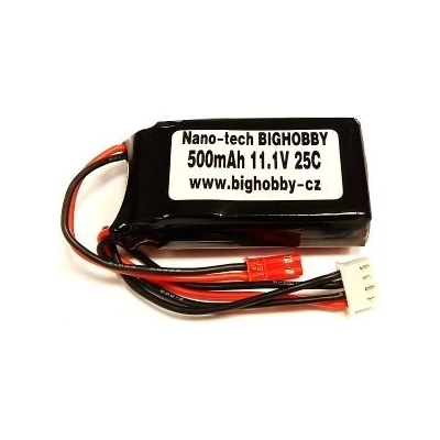 Bighobby Li-pol baterie 500mAh 3S 25C 50C -NANO Tech