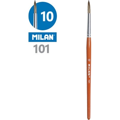 Štetec guľatý MILAN č. 10 - 101