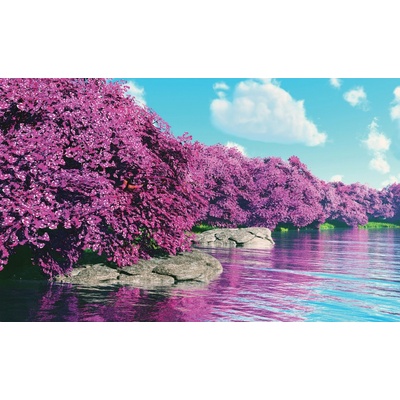 Preinterier FT5224 Fototapeta na stenu Ružové stromy vlies 152cm x 104cm