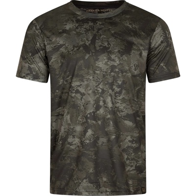 HÄrkila pánske tričko s krátkym rukávom Noctyx Camo S/S AXIS MSP Black