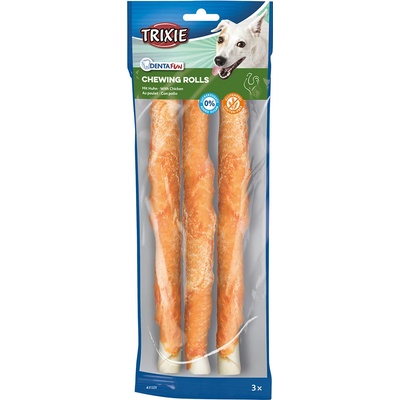 Trixie Denta Fun kuřecí žvýkací rolky 12 kusů 28 cm