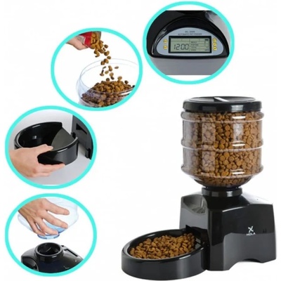 Camon Automatic dog and cat food dispenser Big Self Food - Автоматична хранилка за кучета и котки, 1-3 хранения дневно, 5 л