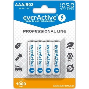 EverActive Professional Line AAA 1050mAh 4 ks EVHRL03-1050
