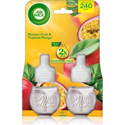 Air Wick Passion Fruit & Tropical Mango пълнител за електрически дифузер 2x19ml