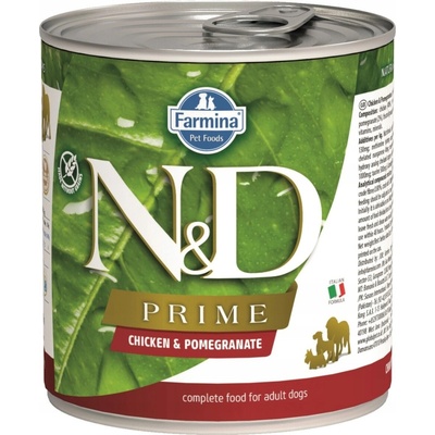 N&D dog PRIME chicken & pomegranate 285 g