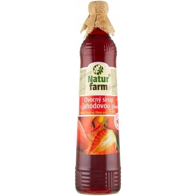 Natur Farm Ovocný sirup s jahodovou 0,7 l