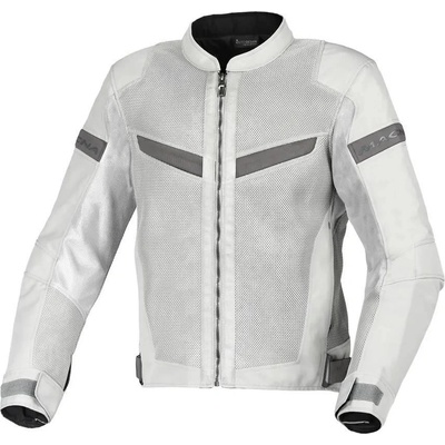 MACNA VÝPRODEJ bunda VELOTURA MOTORCYCLE JACKET LIGHT GREY barva světle šedá velikost S