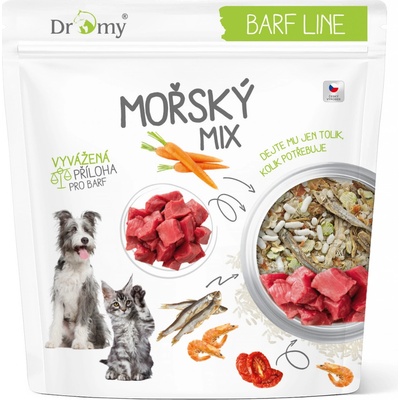 Dromy Mořský mix se zeleninou příloha Barf 0,9 kg