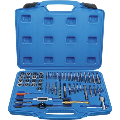 BGS technic 70105 BGS , Sada závitníků a oček palcové 1/4" - 1/2" 56dílná