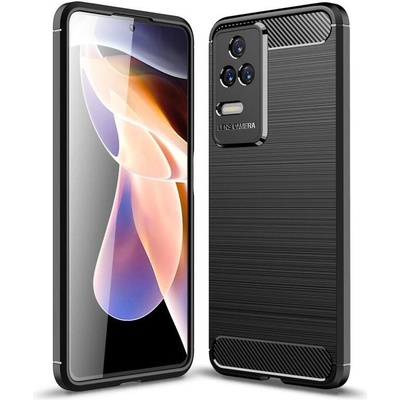 Carbon odolný gelový obal na mobil Xiaomi Poco F4 5G černý