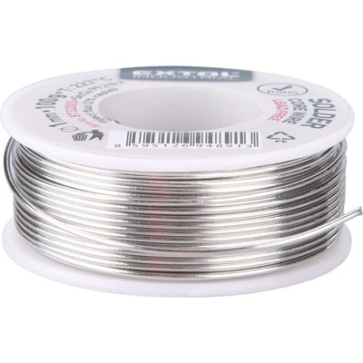 EXTOL INDUSTRIAL drôt spájkovací trubičkový Sn 99,3%/0,7% Cu, O 1mm, 100g 8732003