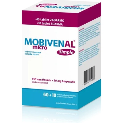 Mobivenal micro Simple tablety 70 ks