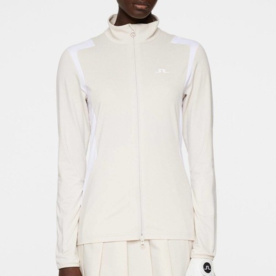 J.Lindeberg Mae Zip Mid Layer Moonbeam