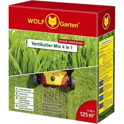 WOLF-Garten VERTIKUTAČNÝ-MIX 4-1 na 125 m2