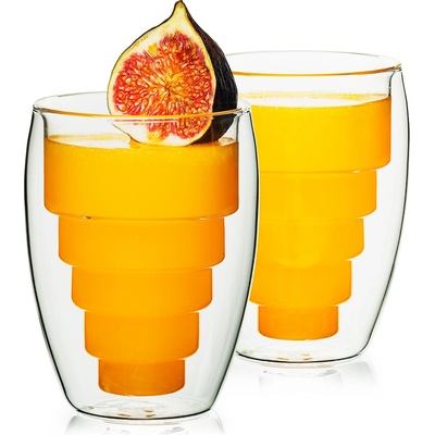 4home Termo pohár Pyramide Hot&Cool 2 x 250 ml