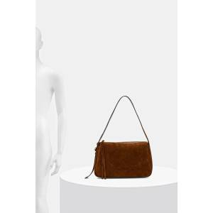 Tory Burch Велурена чанта Romy Suede Shoulder (177365.200)