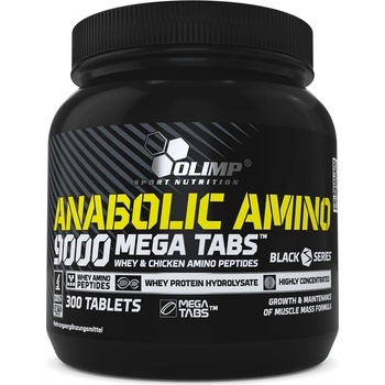 Olimp Sport Nutrition Anabolic Amino 9000 Mega Tabs, 300 Tablets