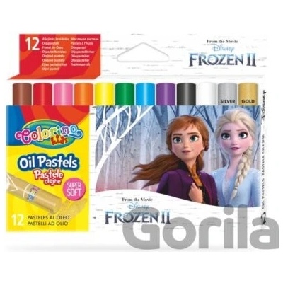 Colorino disney frozen olejové pastely 12 barev