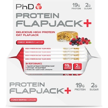 PhD Nutrition Protein Flap Jack +, 1x75 Grams/12 bars box/